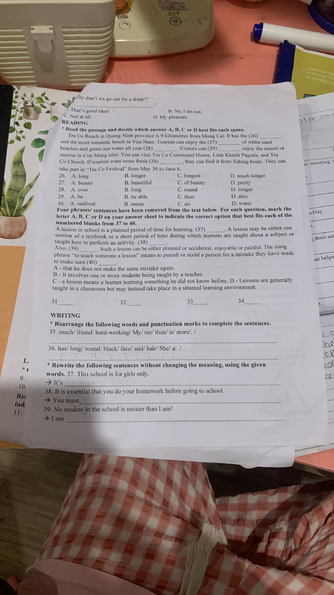 Rearrange the following words and | StudyX