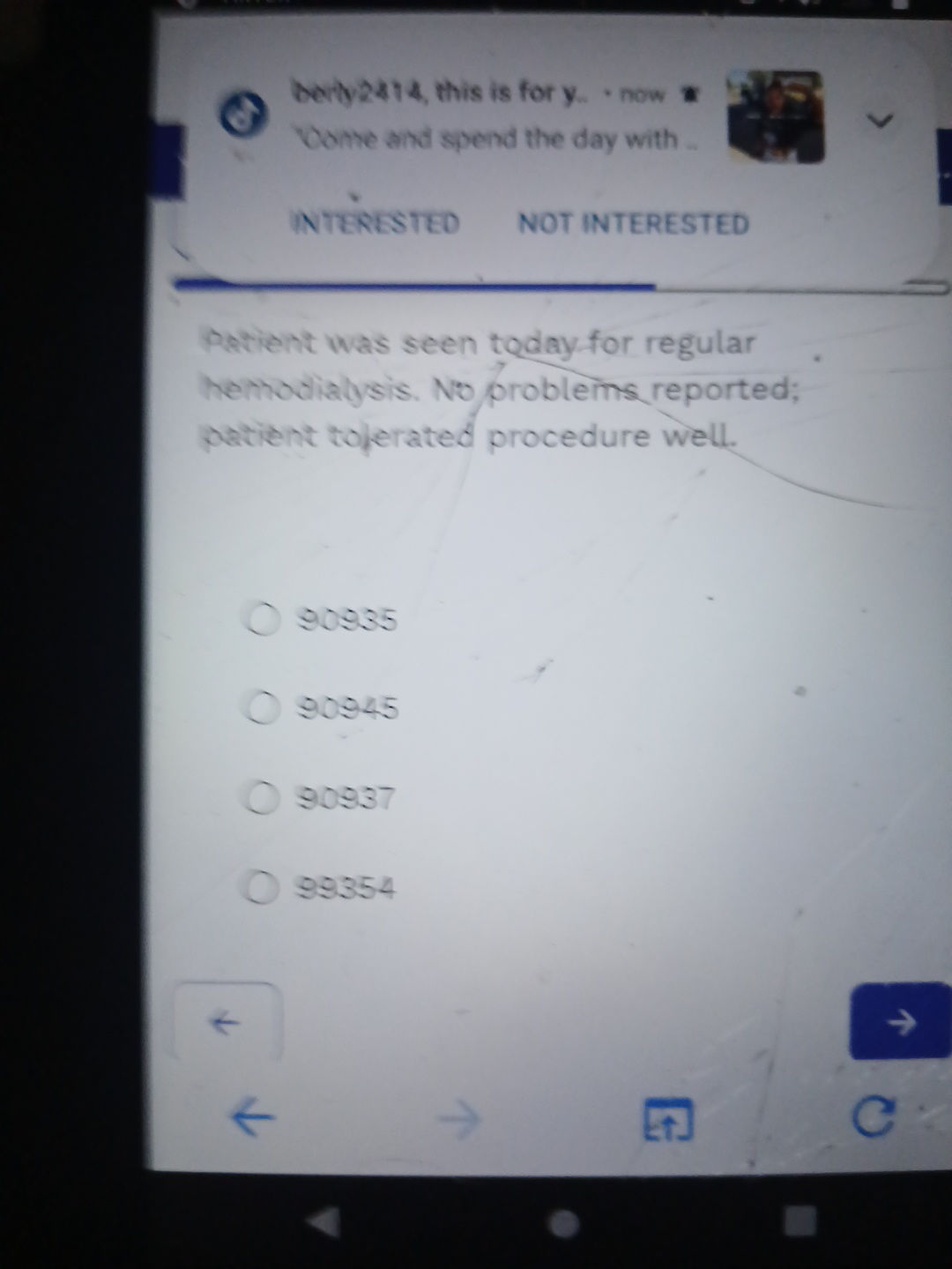 Patient was seen today for regular