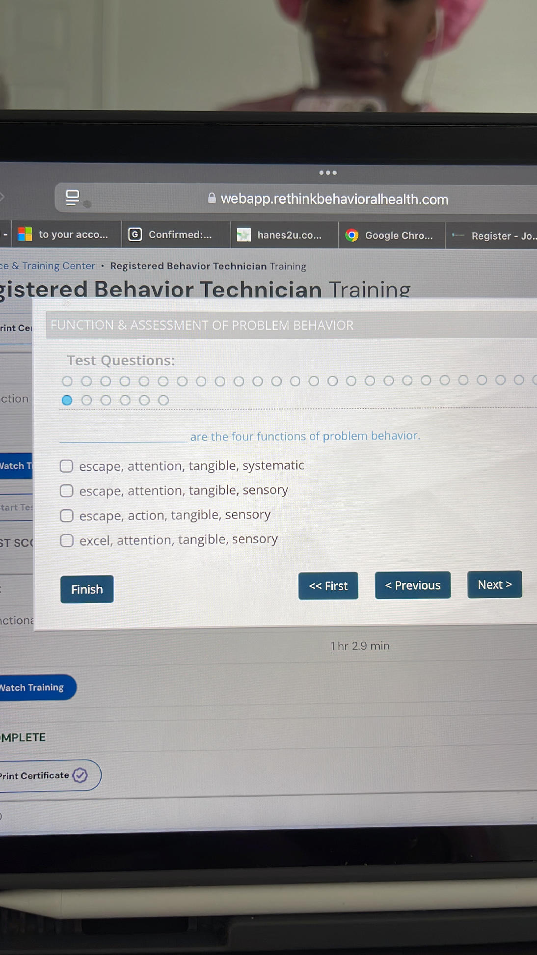 FUNCTION ASSESSMENT OF PROBLEM BEHAVIOR | StudyX