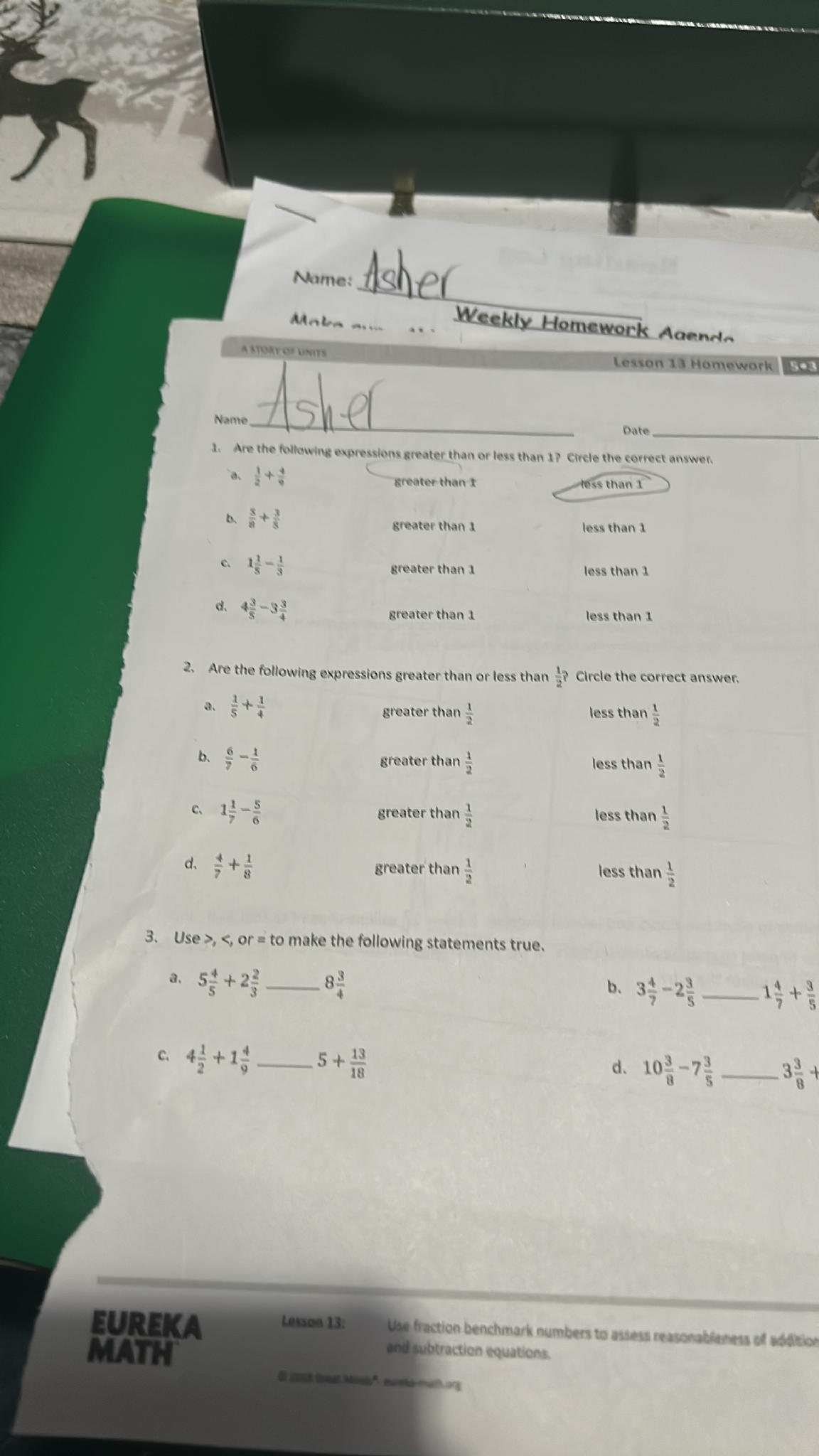 1. Are the following expressions greater | StudyX