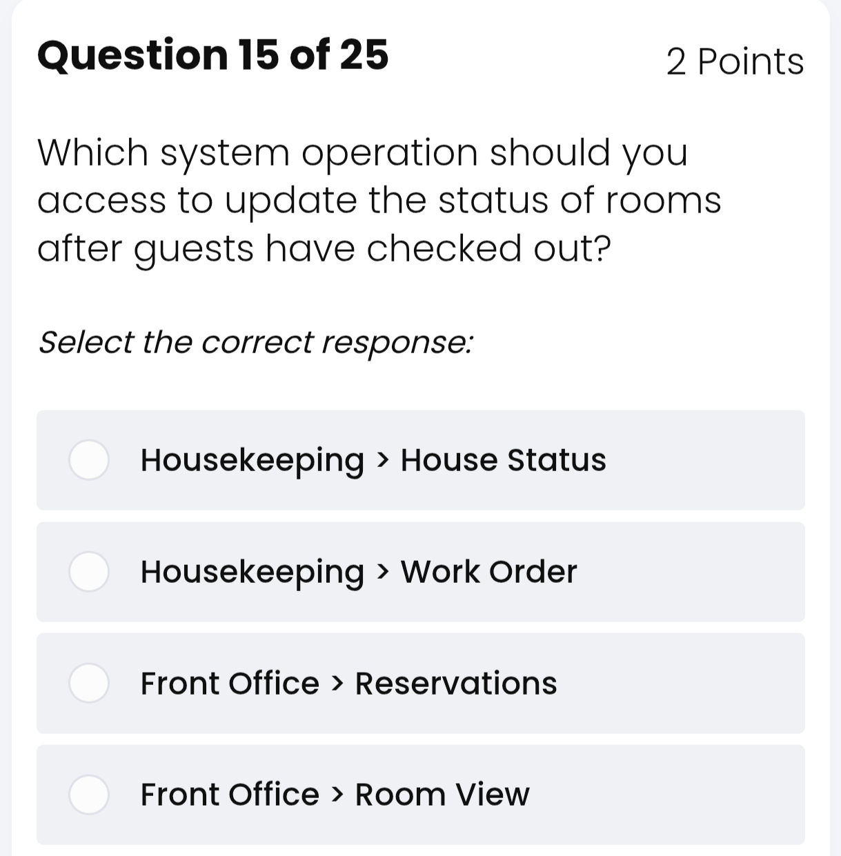 Which system operation should you access to | StudyX