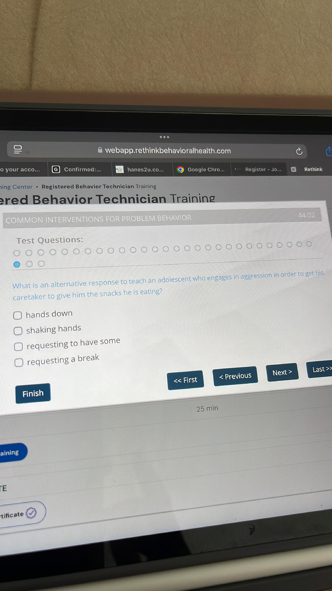 What is an alternative response to teach an | StudyX
