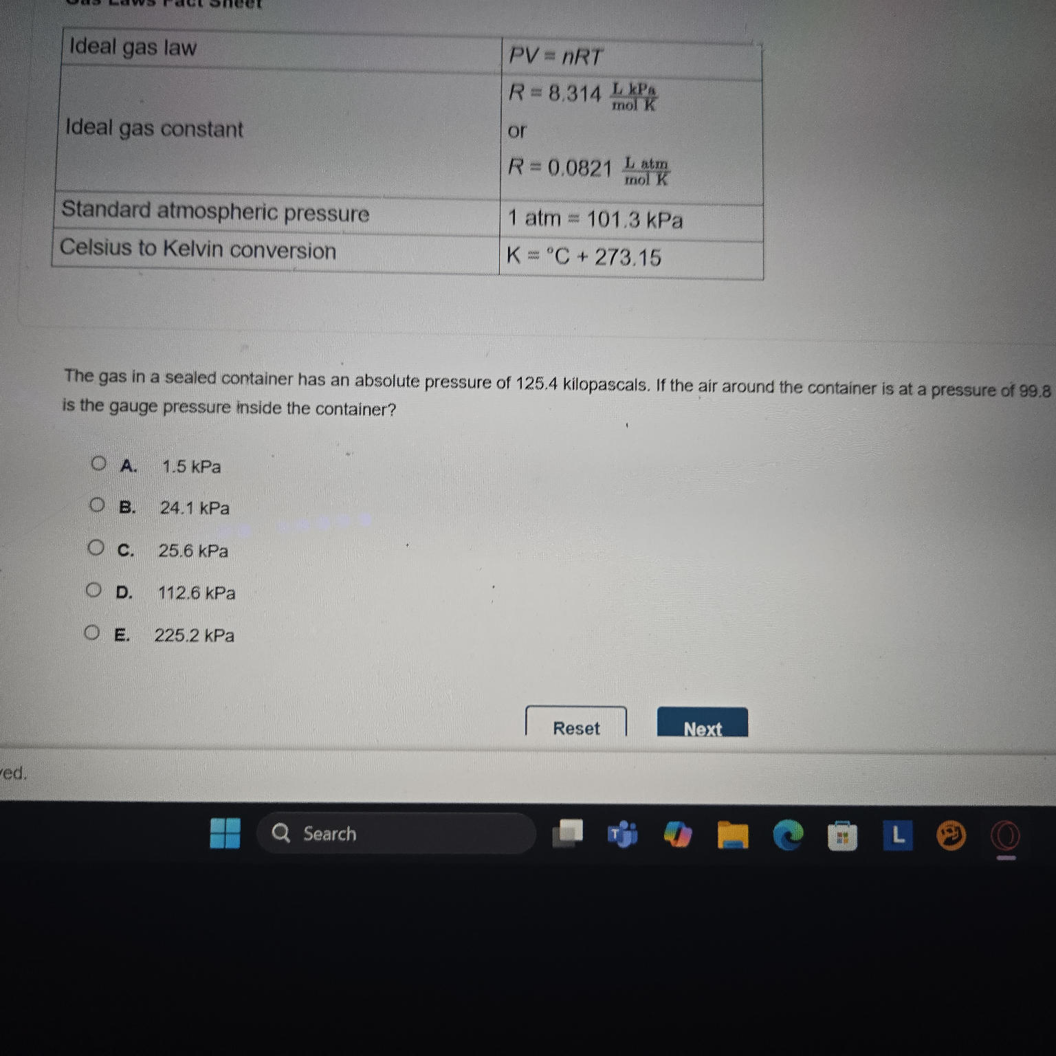 Ideal gas law | Ideal gas law | $PV = nRT$ | StudyX