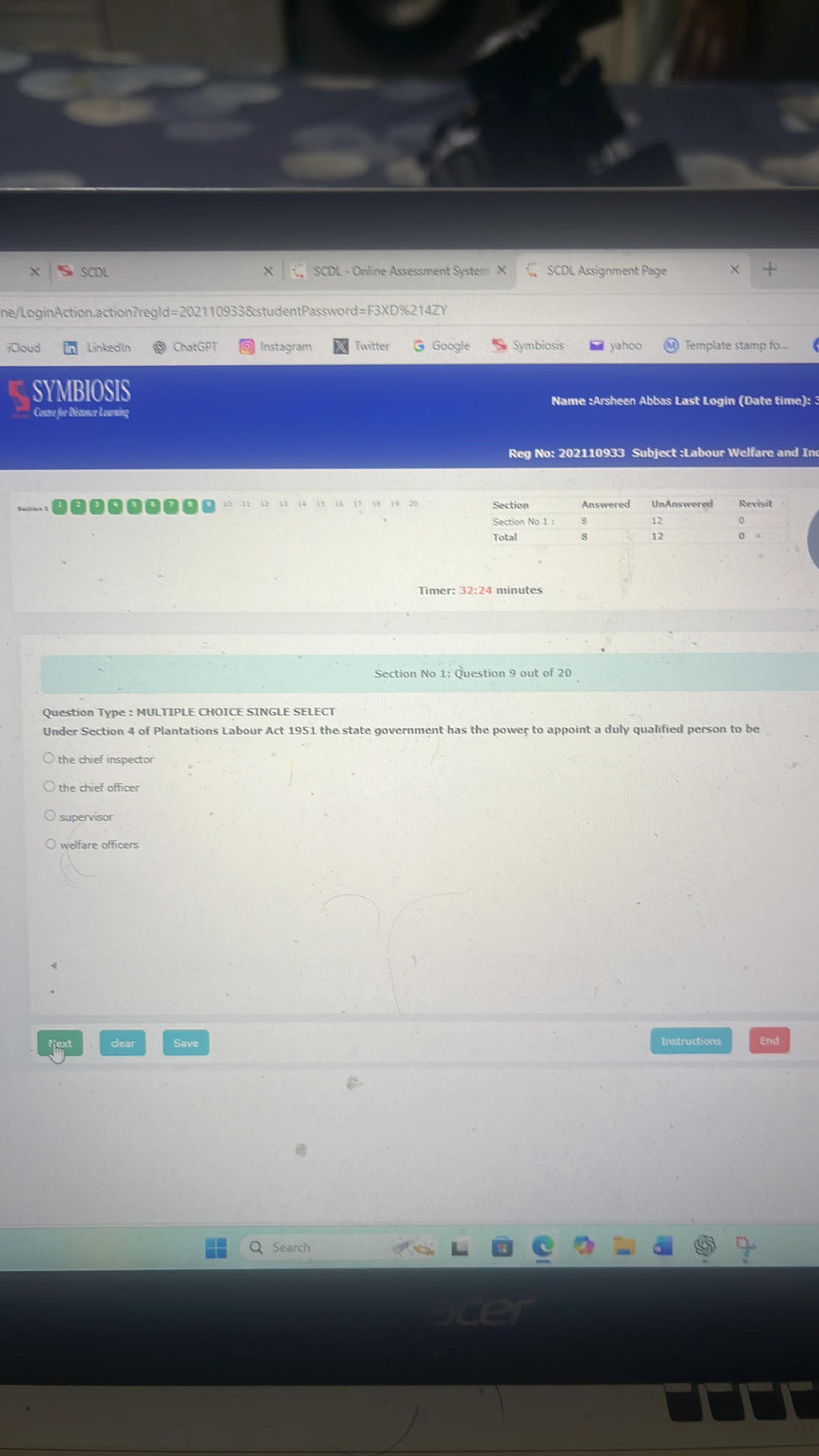 Question Type: MULTIPLE CHOICE SINGLE SELECT | StudyX