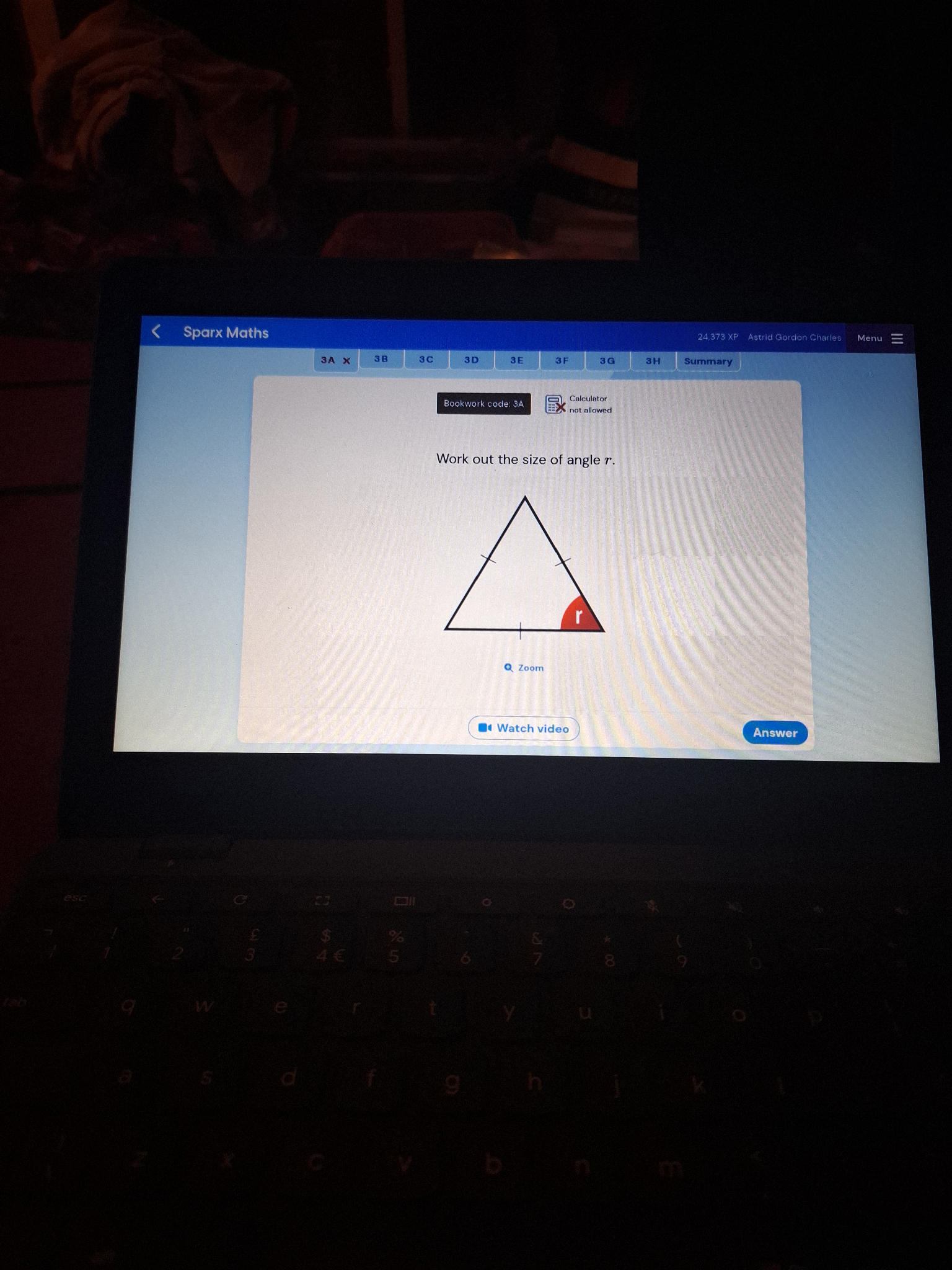 Bookwork code: 3A Calculator not allowed | StudyX