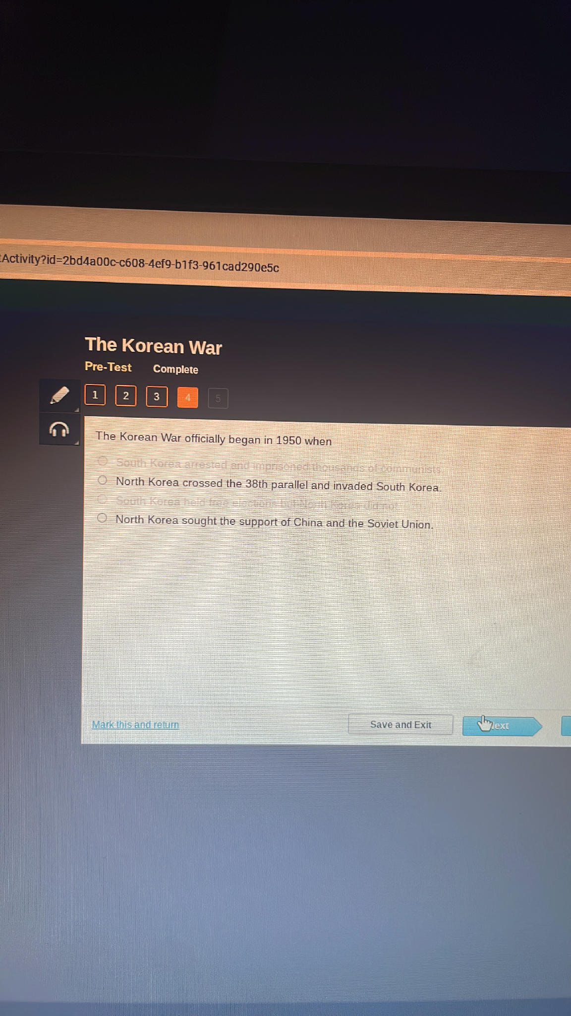 The Korean War officially began in 1950 when | StudyX