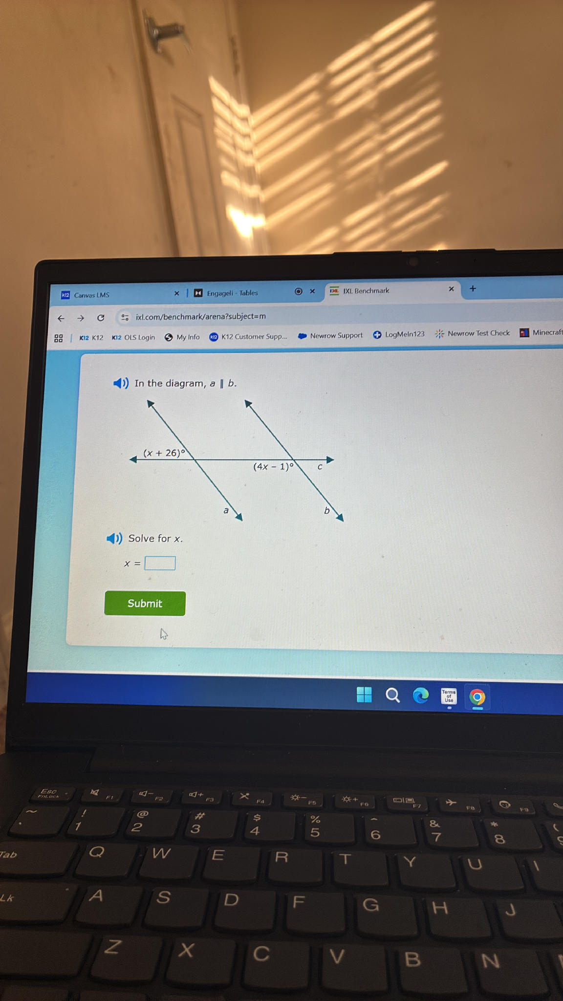 In the diagram, $a b$. *Diagram shows two | StudyX