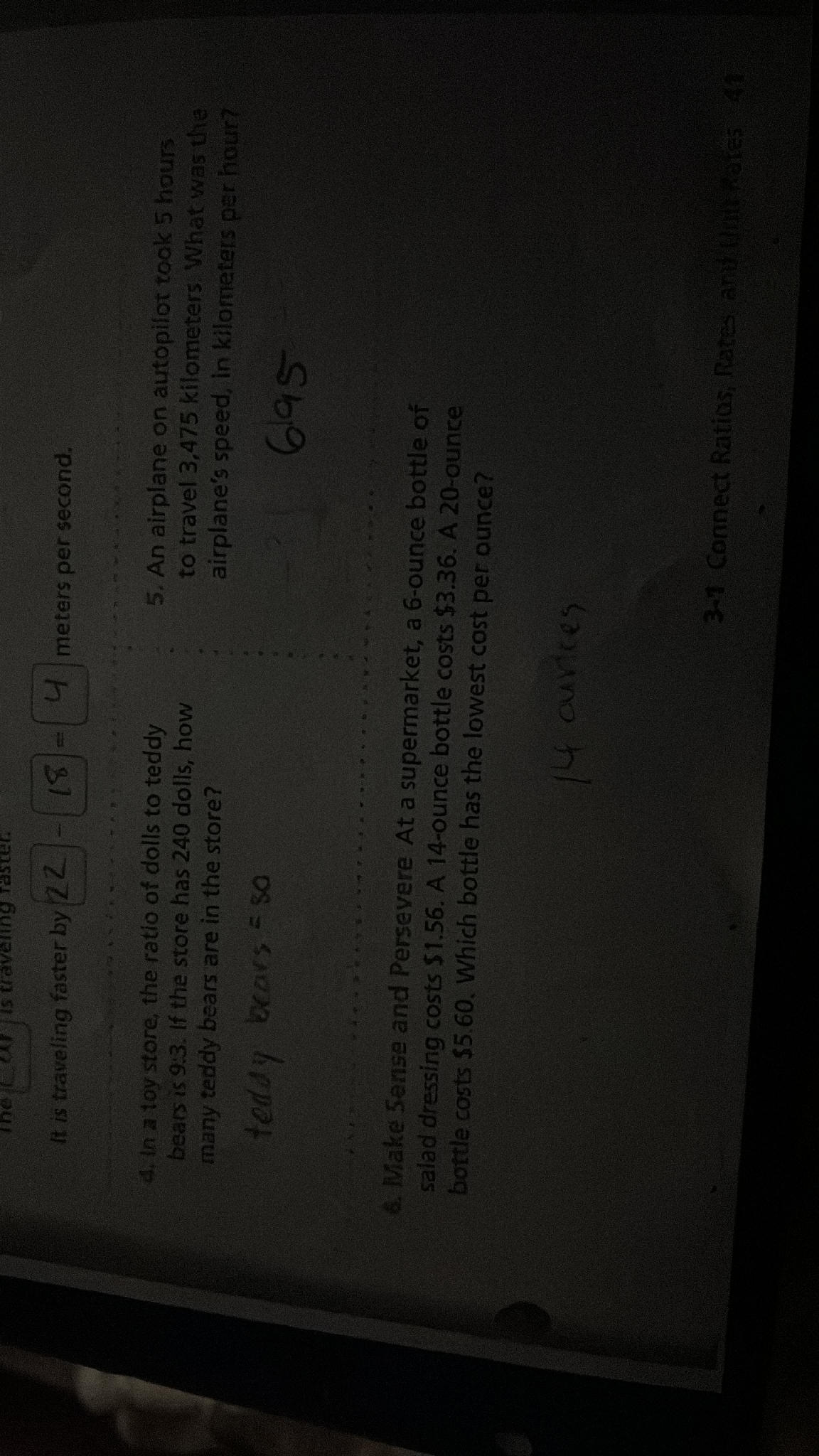 Basic Speed Distance Time Formulas An airplane on autopilot took 5 hours to