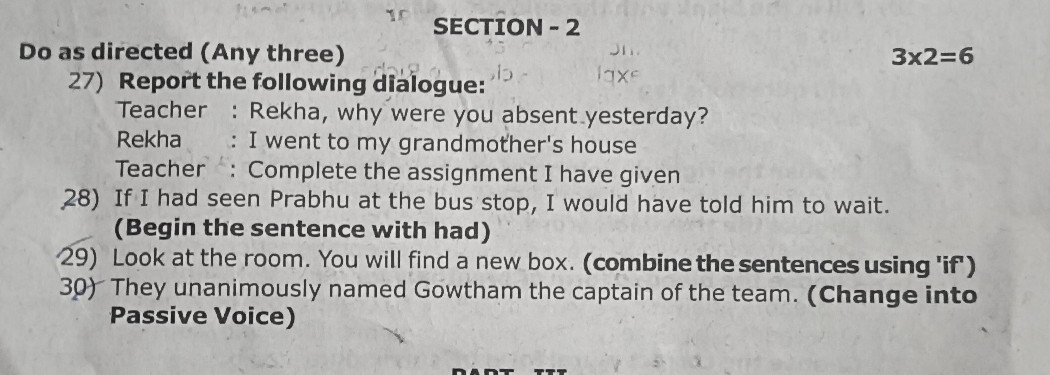 Report the following dialogue: Teacher : | StudyX