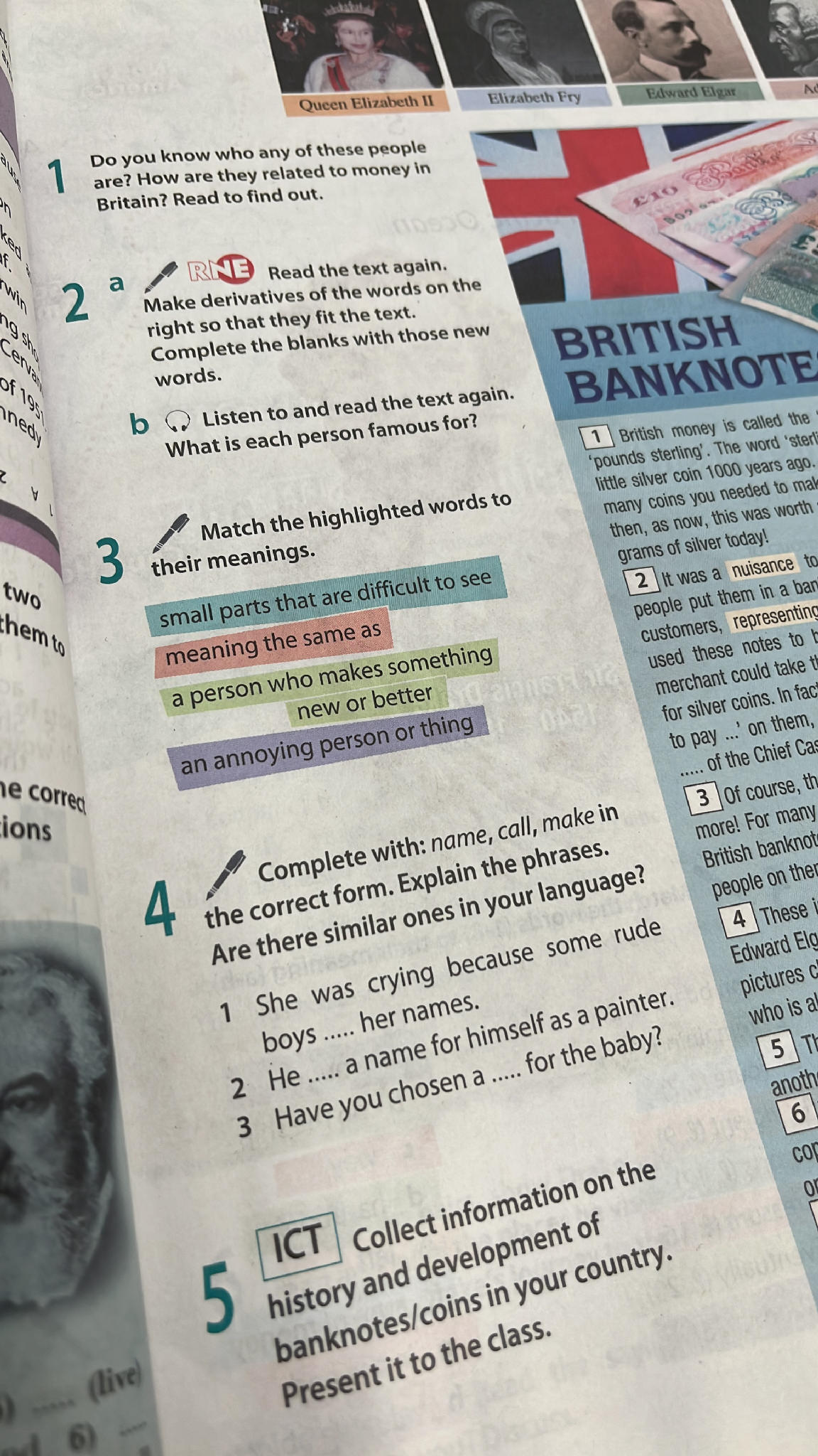 Match the highlighted words to their | StudyX
