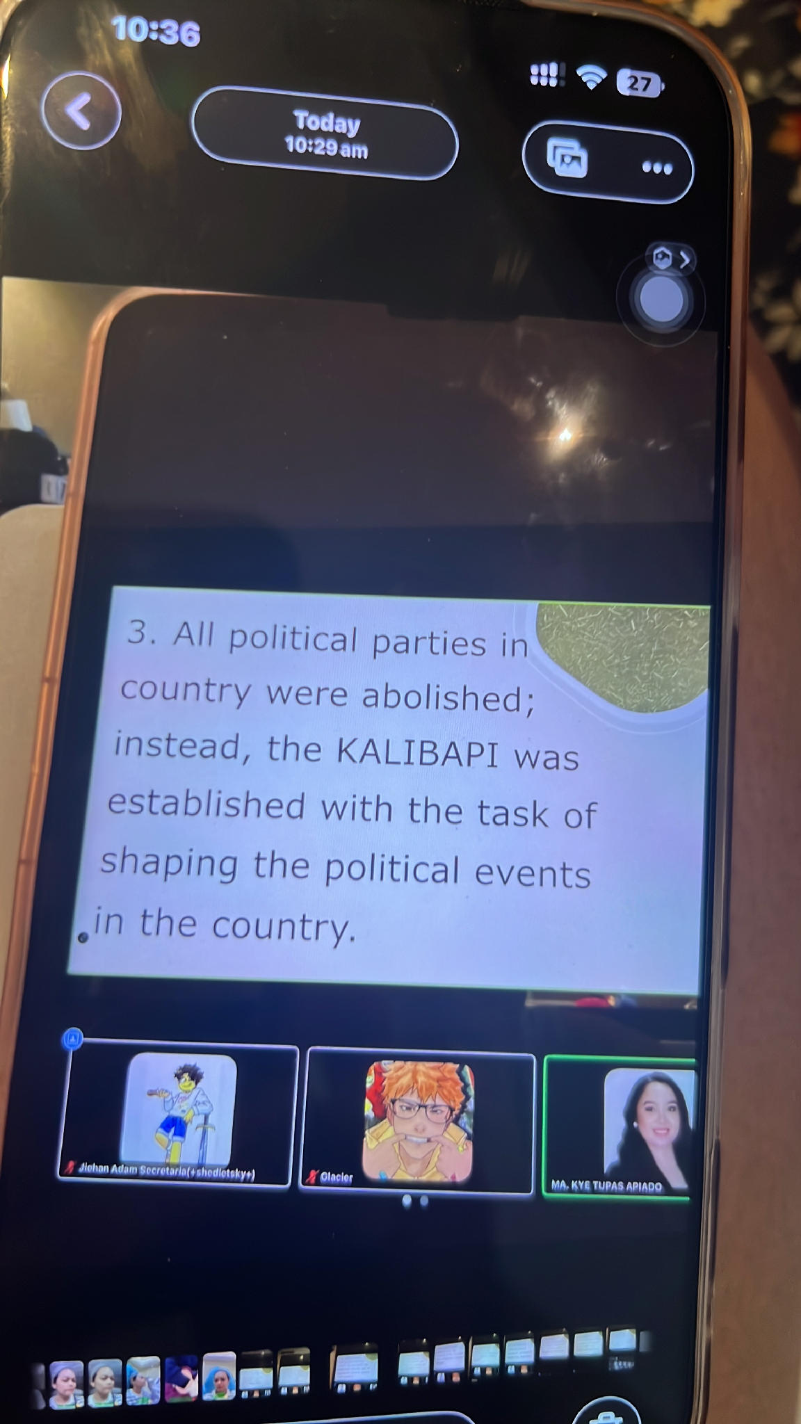 Kalibapi Image 3. All political parties in country were | StudyX