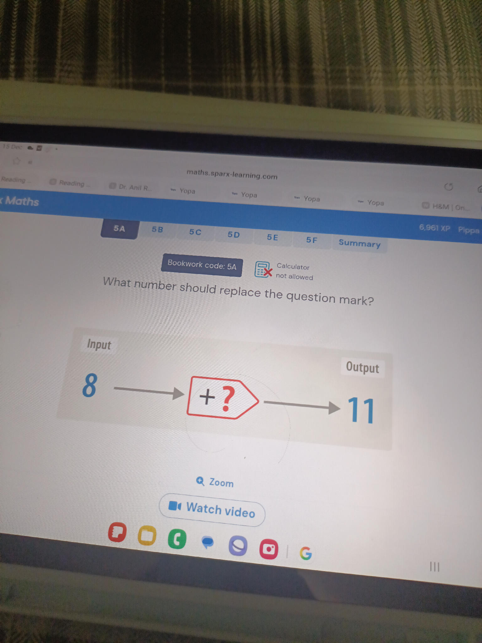 What number should replace the question | StudyX