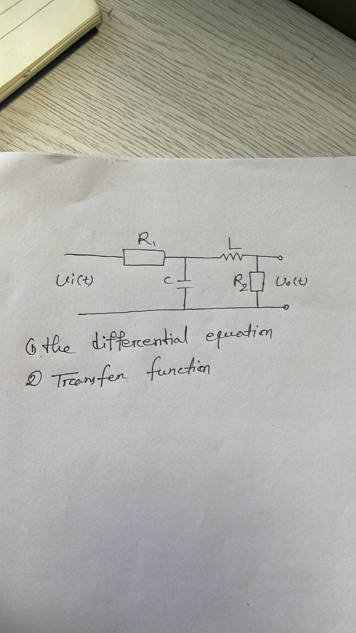 Here is a circuit diagram with an input | StudyX