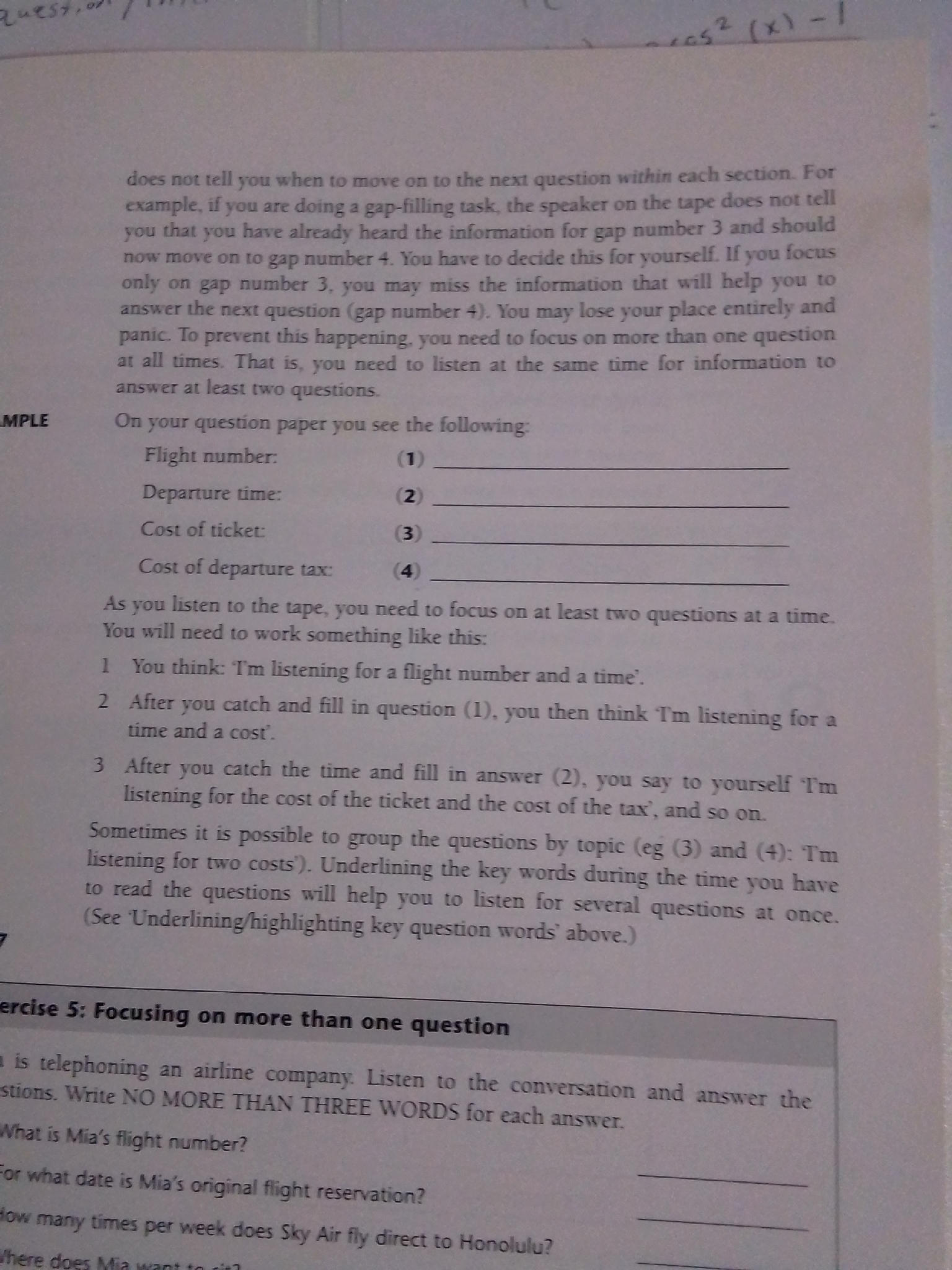 On your question paper you see the | StudyX