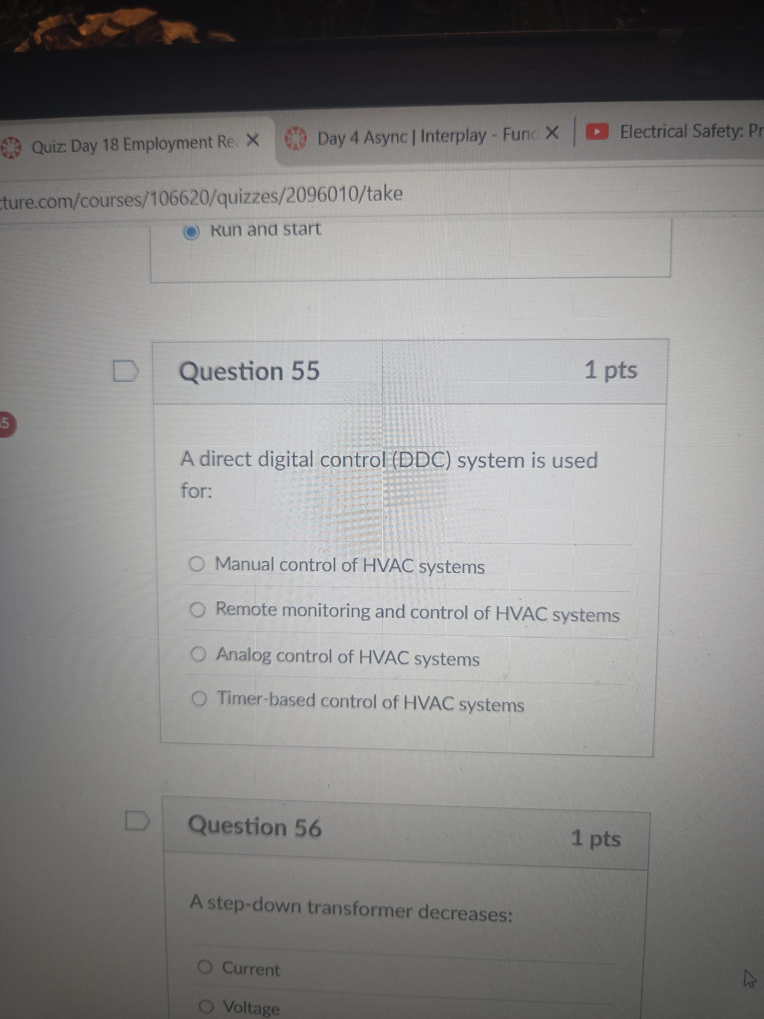 A direct digital control (DDC) system is | StudyX