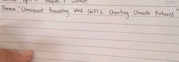 Theme Climaquest Foreasting Wind Shifts | StudyX