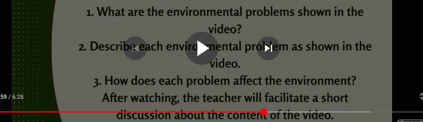1 What are the environmental problems shown