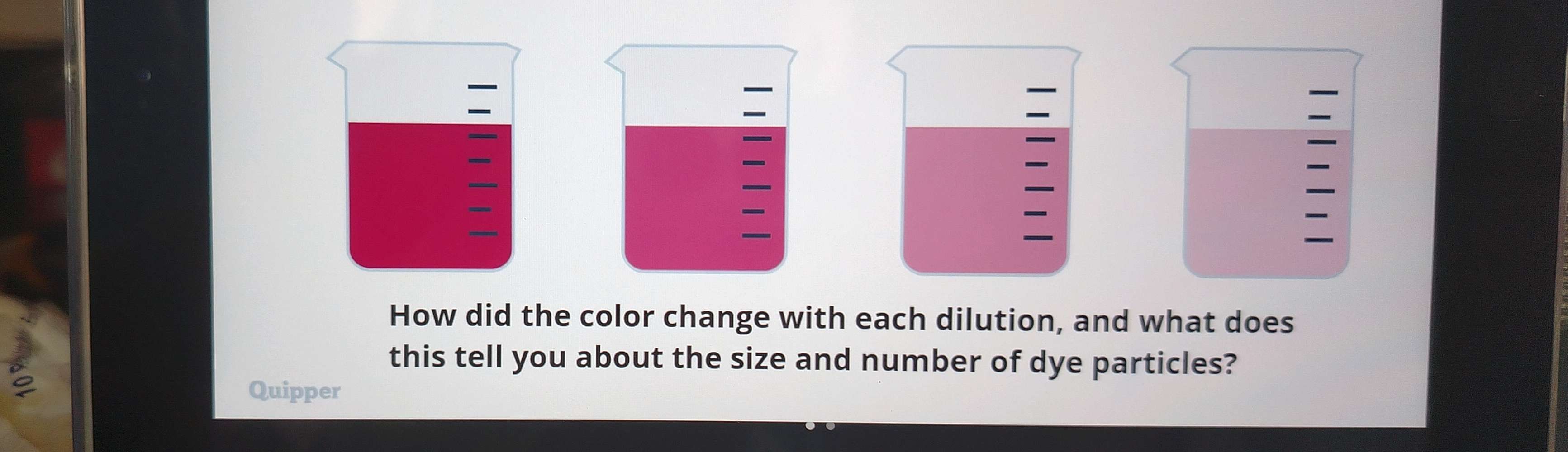How did the color change with each