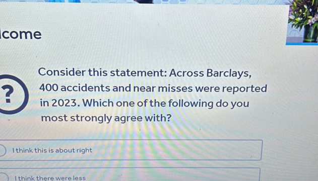 come Consider this statement Across Barclays | StudyX
