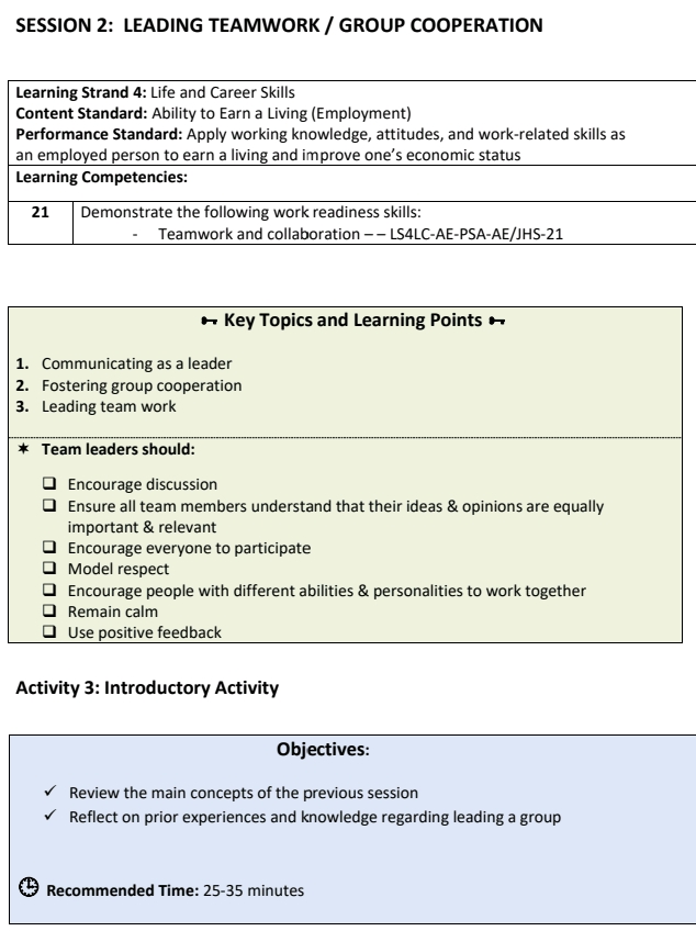 SESSION 2 LEADING TEAMWORK / GROUP | StudyX