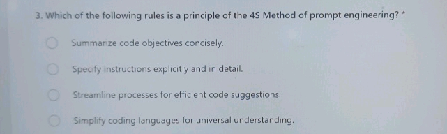 3 Which of the following rules is a