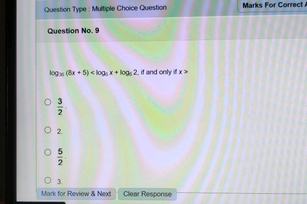 Question Type Multiple Choice Question Marks | StudyX