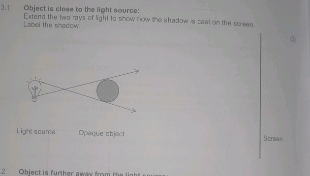 31 Object is close to the light source | StudyX