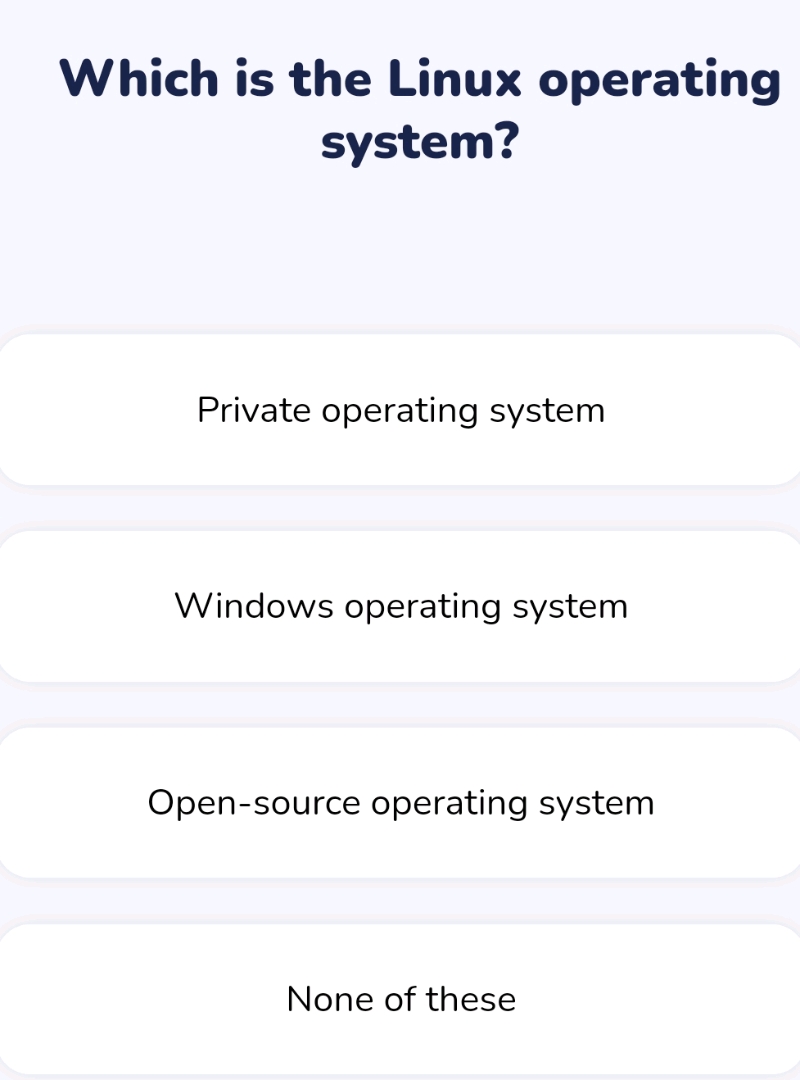 Which is the Linux operating system Private