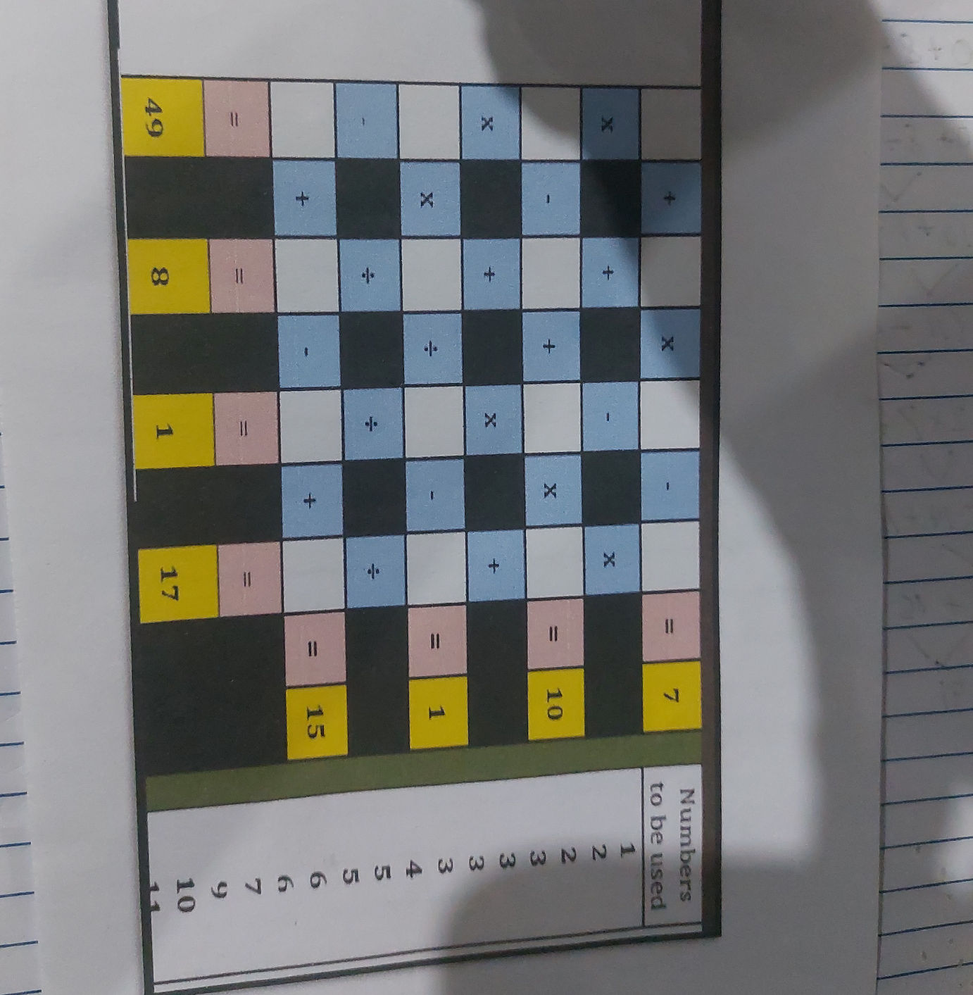 Math Problem Complete The Grid Patterns This problem involves completing a grid | StudyX