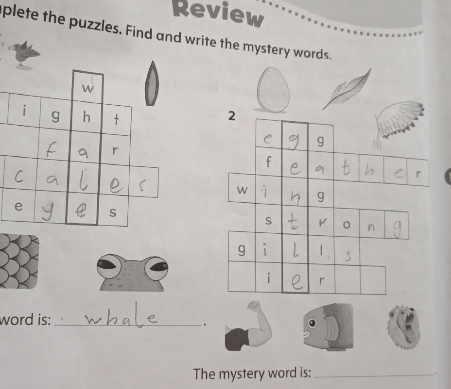 Complete the puzzles. Find and write the StudyX