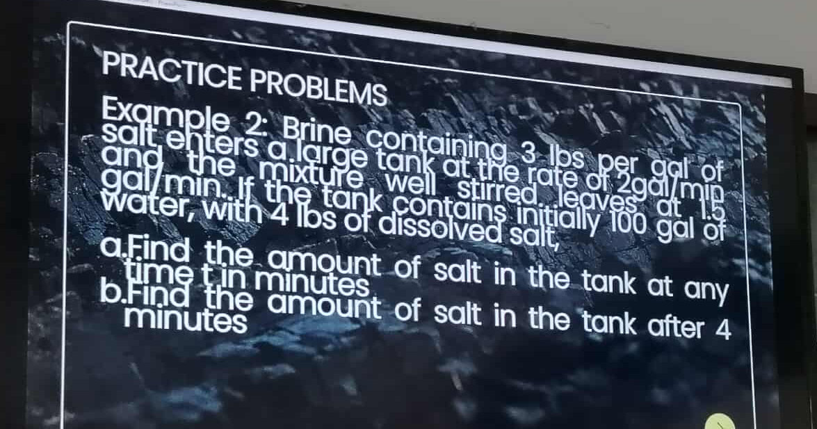 Example 2: Brine containing 3 lbs per gal of | StudyX