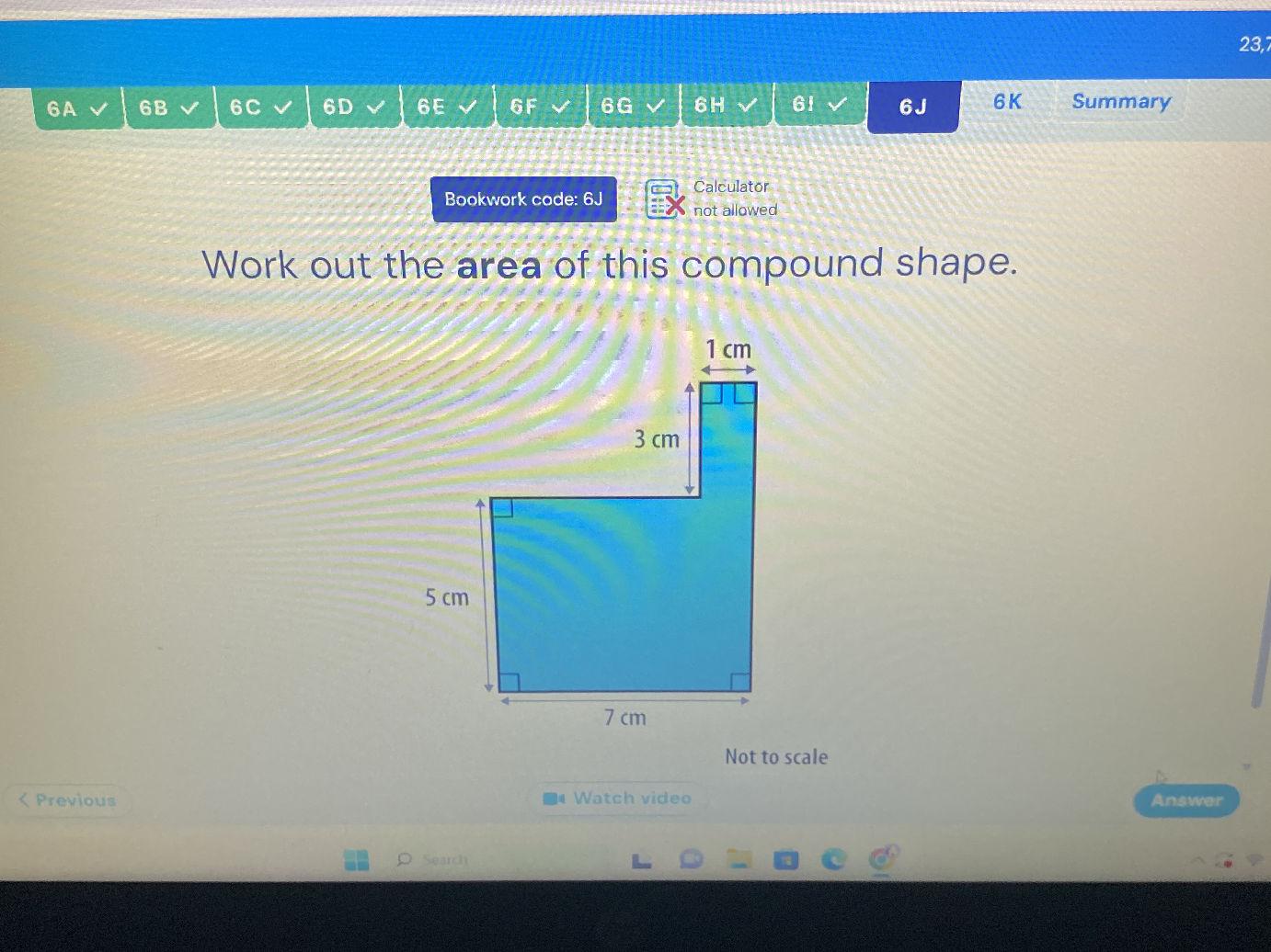 L Shaped Math Work out the area of this compound shape. | StudyX