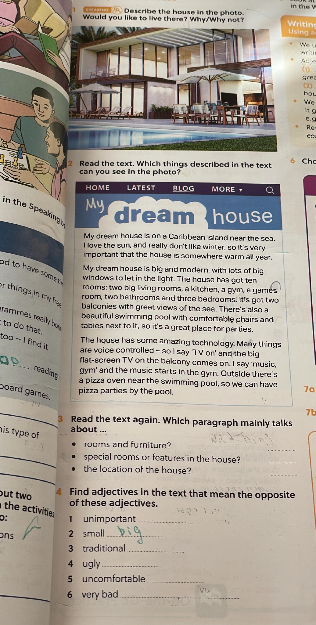 Read the text. Which things described in the | StudyX