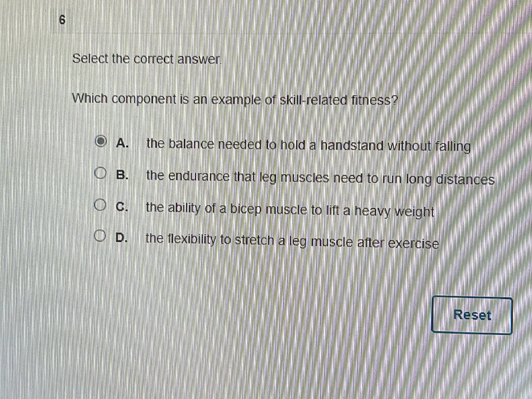 Select the correct answer. Which component | StudyX