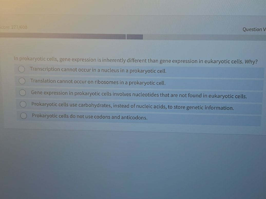 In prokaryotic cells, gene expression is | StudyX