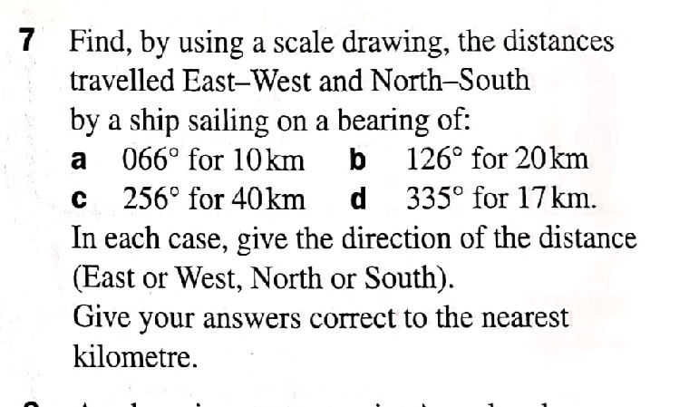 Find, by using a scale drawing, the | StudyX