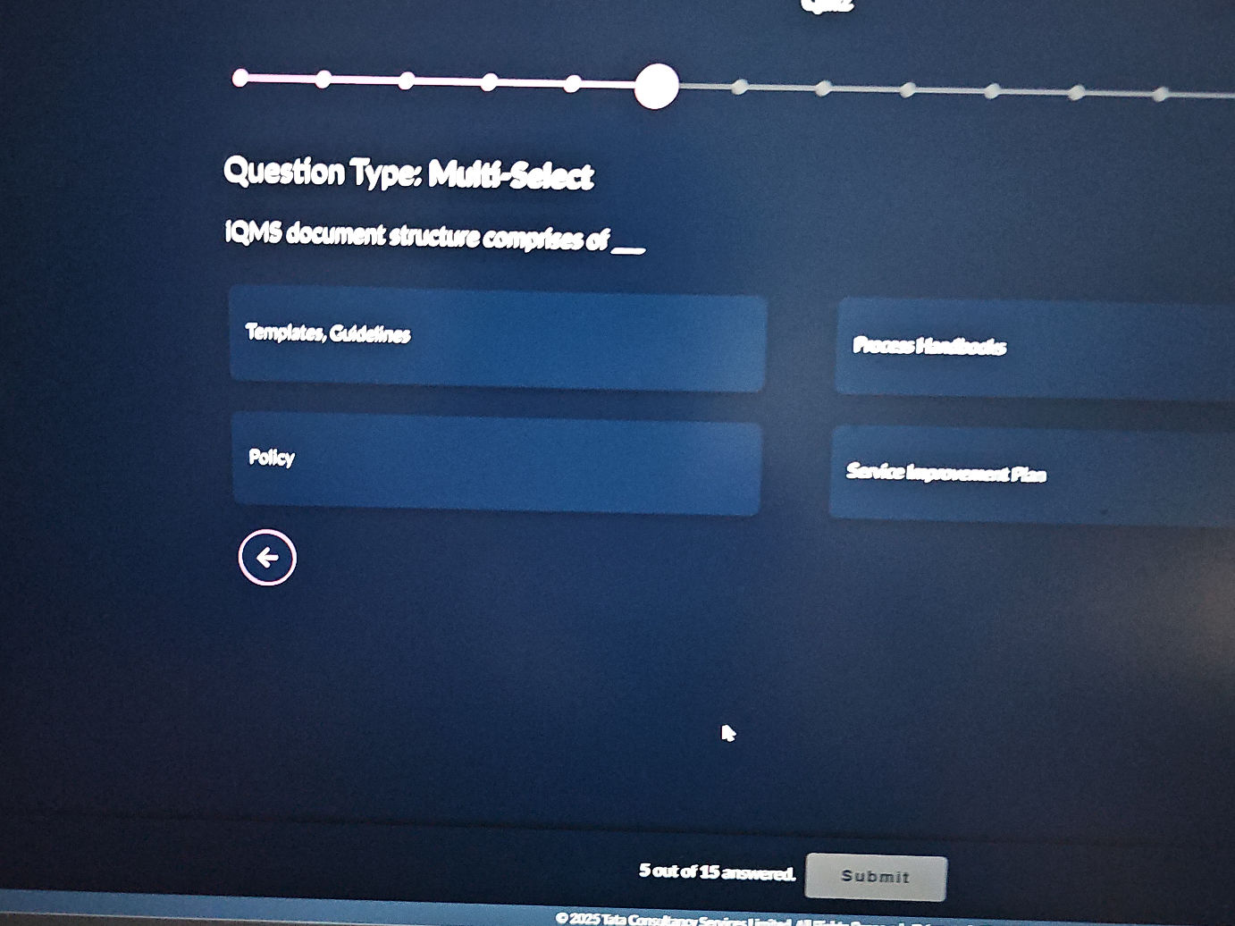 Question Type: Multi-Select IQMS document