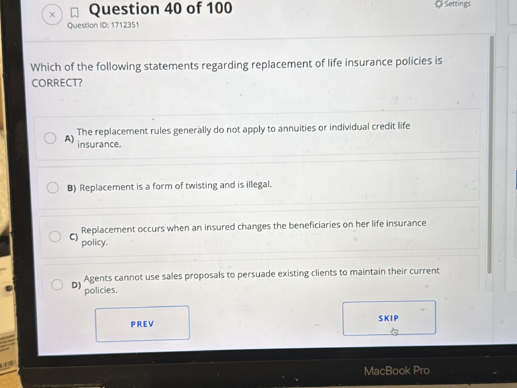 Which of the following statements regarding | StudyX