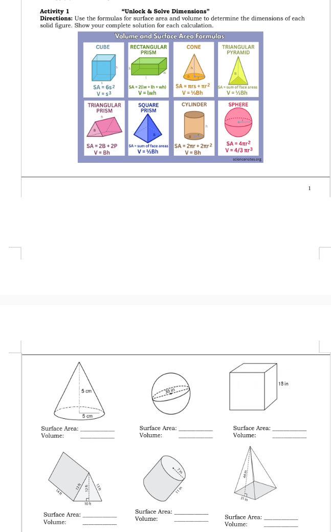 Activity 1 