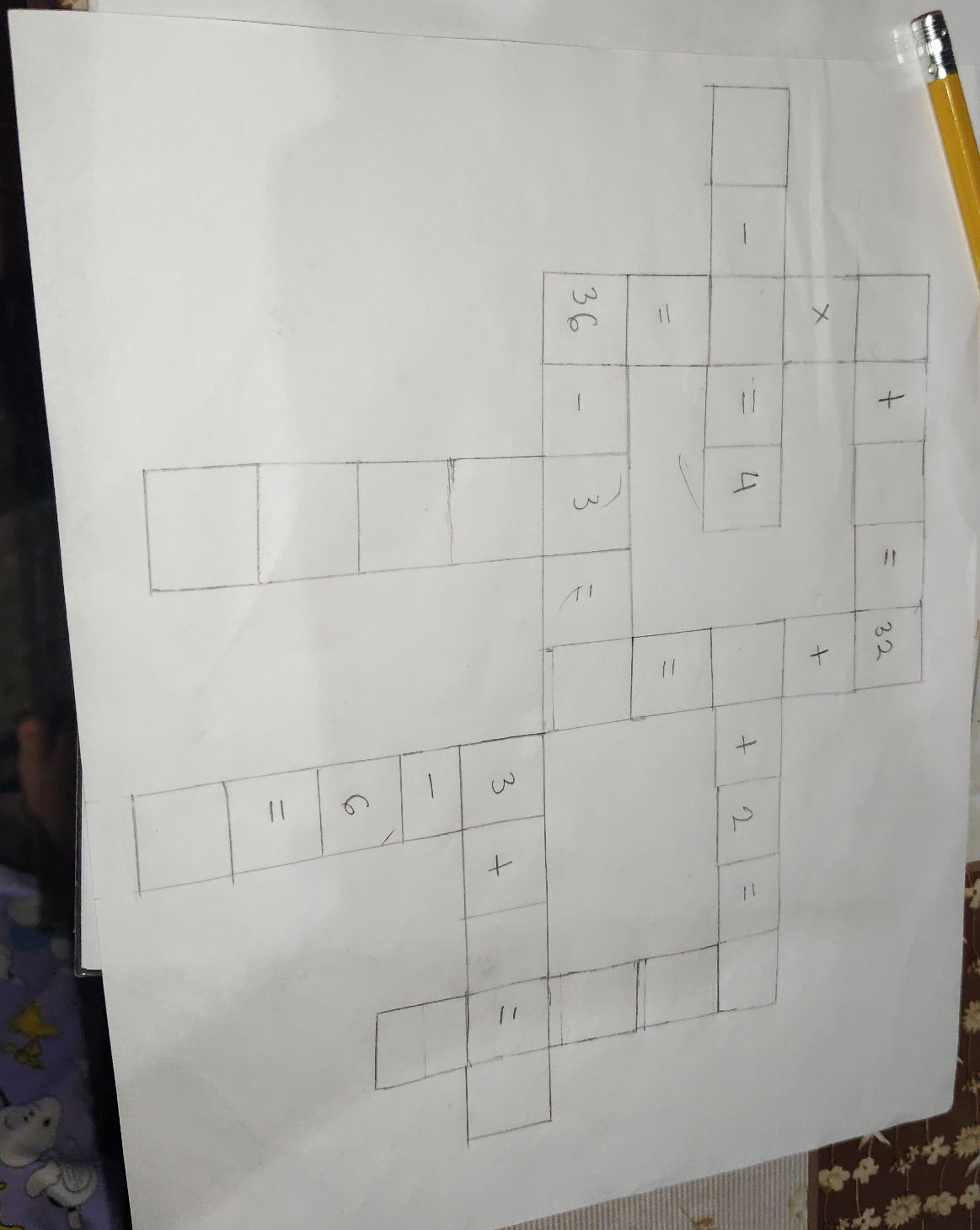 This is a math crossword puzzle. The goal is | StudyX