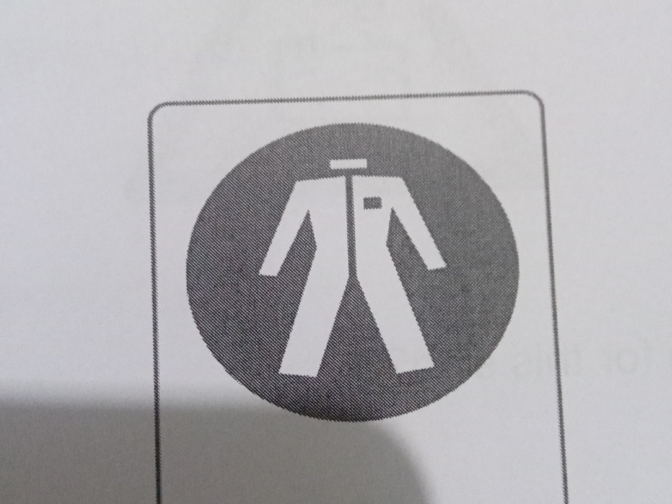 Permitted Action Sign The image displays a mandatory action sign, | StudyX