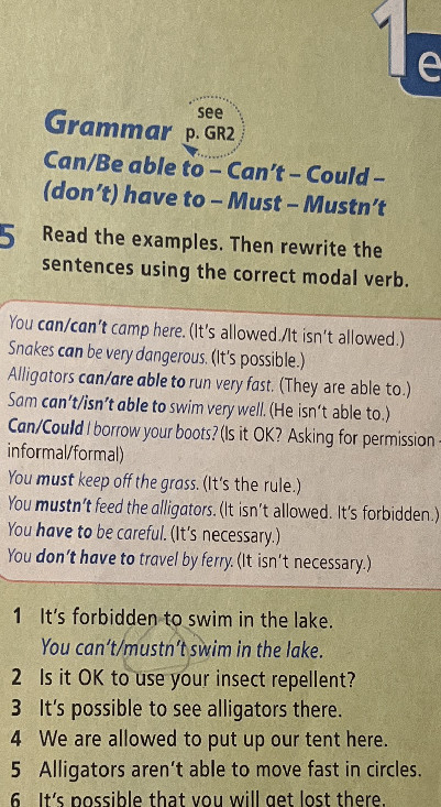 Read the examples. Then rewrite the | StudyX
