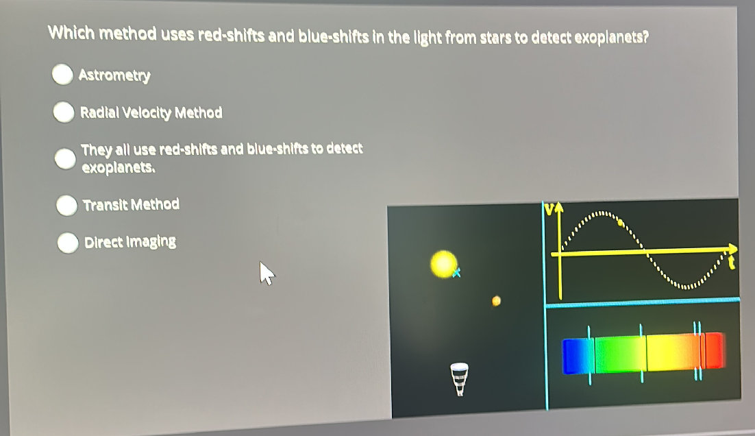 Blue Shift Simulation Which method uses red-shifts and blue-shifts | StudyX