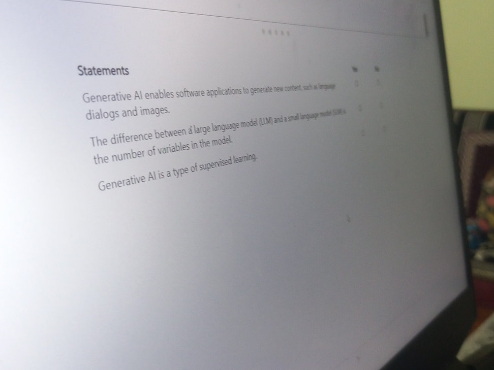 Statements 1. Generative AI enables | StudyX