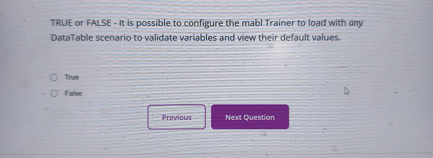 TRUE or FALSE - It is possible to configure | StudyX