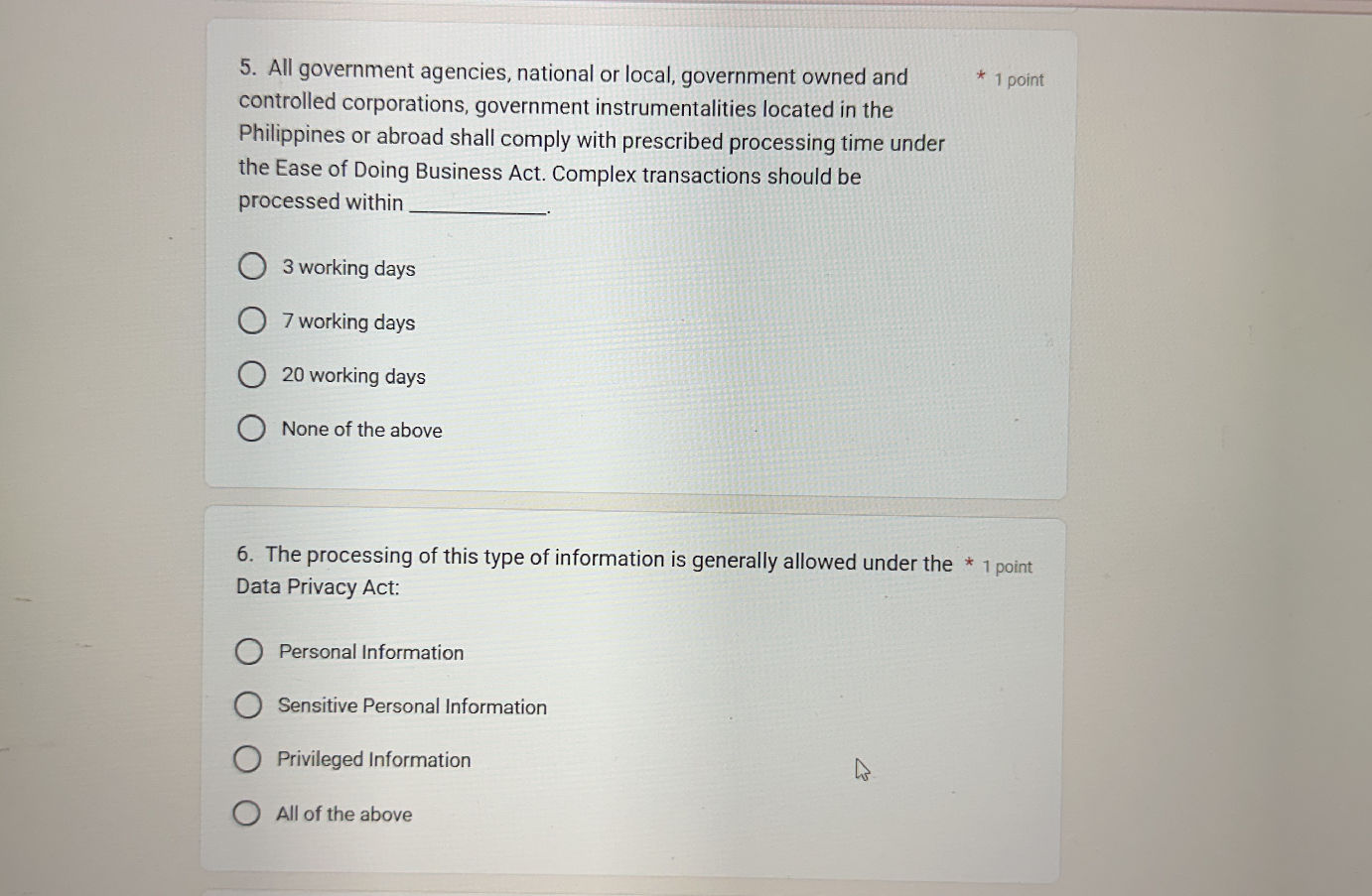 5. All government agencies, national or | StudyX