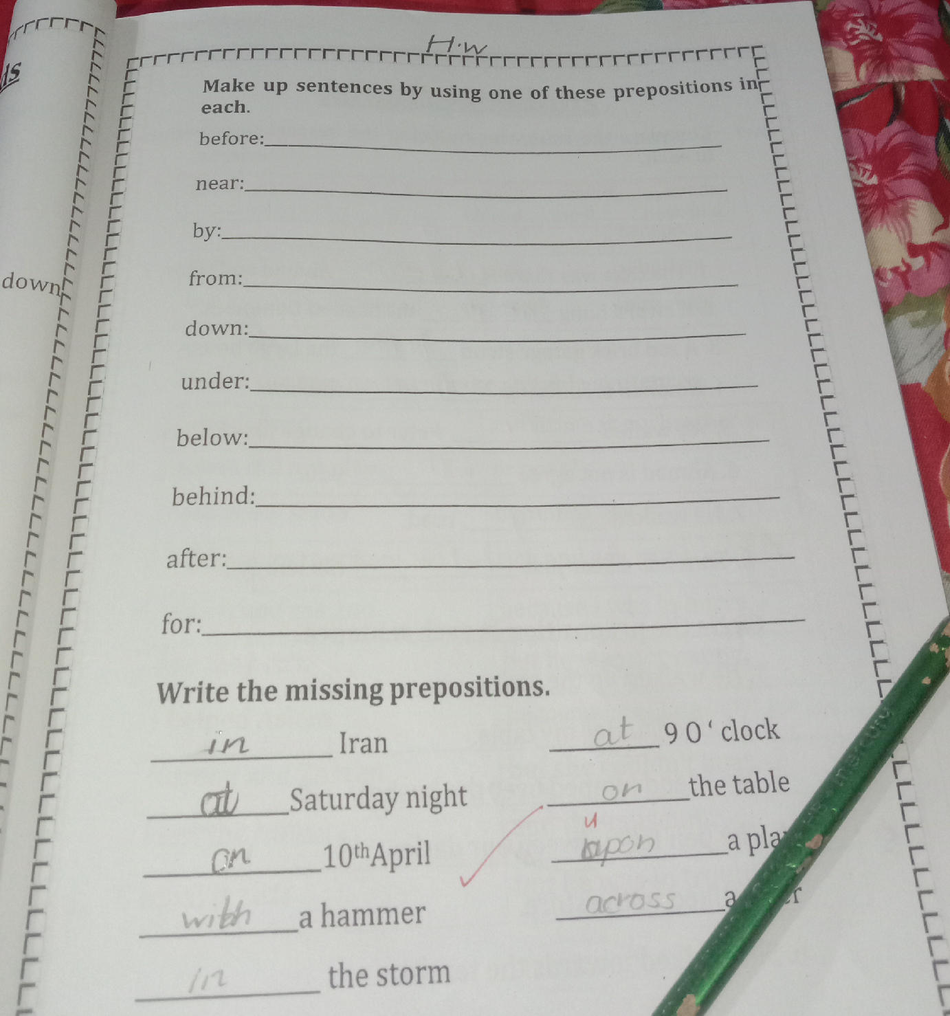 Sentence Make Up Make up sentences by using one of these | StudyX