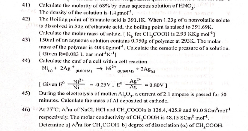 Calculate the emf of a cell with a cell | StudyX