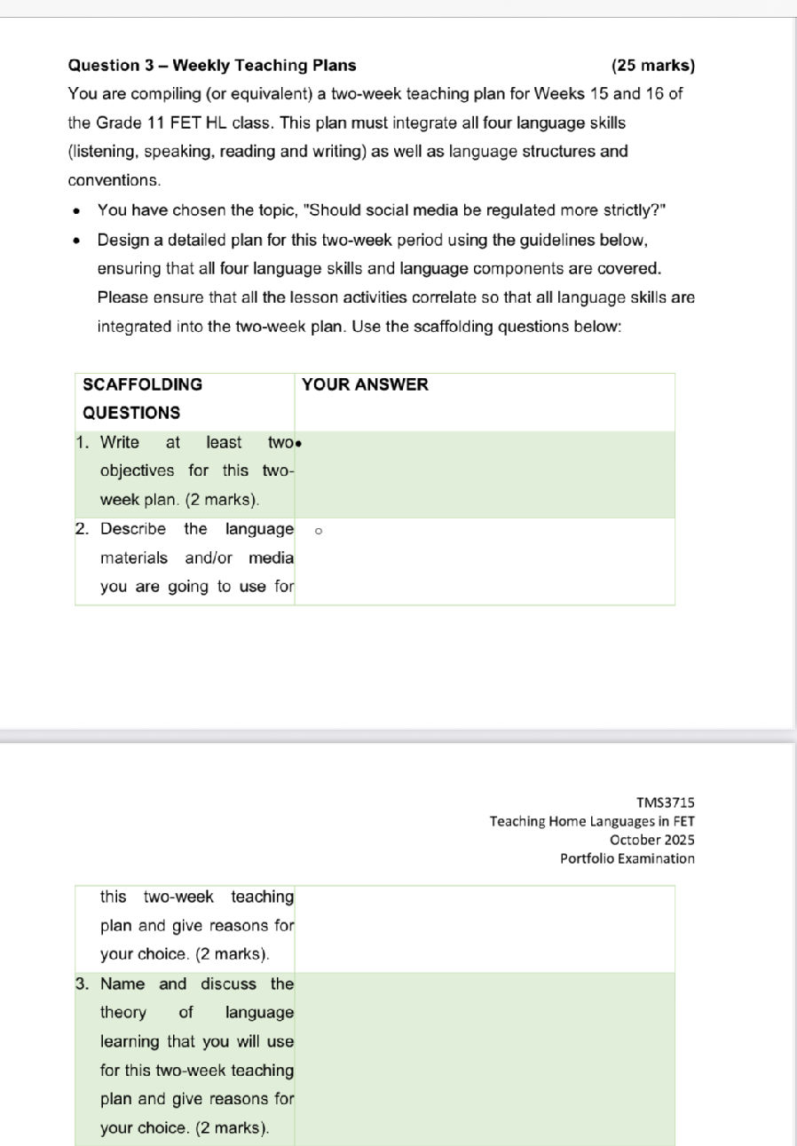 You are compiling (or equivalent) a two-week | StudyX