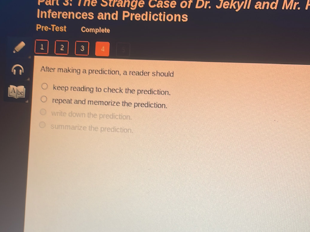 After making a prediction, a reader should | StudyX